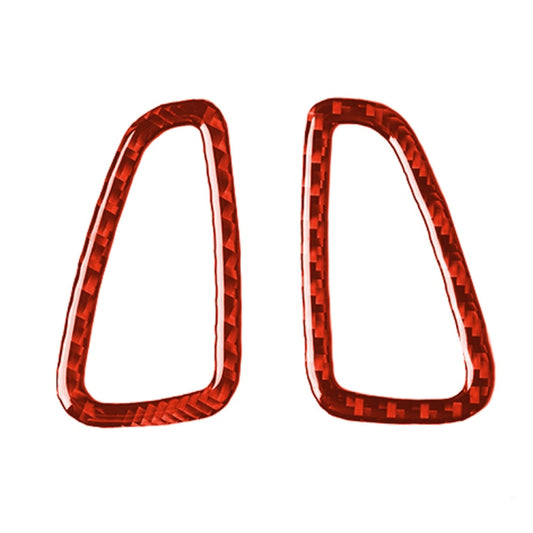 Car Carbon Fiber Dashboard Air Outlet Decorative Sticker for Chevrolet Camaro 2017-2019, Left and Right Drive Universal (Red) by buy2fix