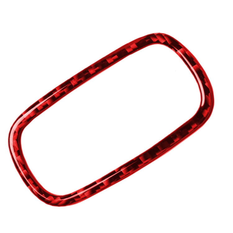Car Carbon Fiber Air Outlet Frame Decorative Sticker for BMW Mini F60, Left and Right Drive Universal (Red) by buy2fix