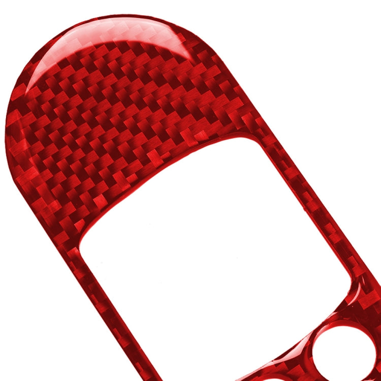 Car Carbon Fiber Lifting Panel Decorative Sticker for BMW Mini F56, Left Drive (Red) by buy2fix