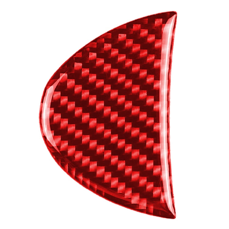 Car Carbon Fiber Steering Wheel Decorative Sticker for BMW Mini, Left and Right Drive Universal (Red) by buy2fix