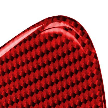 Car Carbon Fiber Dashboard Decorative Sticker for BMW Mini Cooper JCW One F56 F55 F54, Left and Right Drive Universal (Red) by buy2fix
