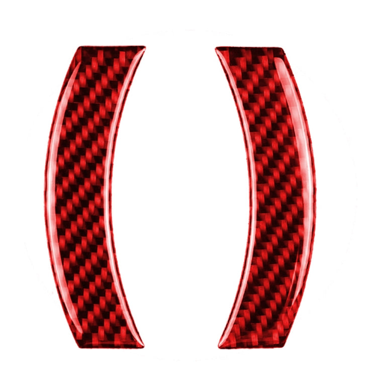 Car Carbon Fiber Navigation Decorative Sticker for BMW Mini Cooper Countryman Clubman F54 F55 F56 F60, Left and Right Drive Universal (Red) by buy2fix