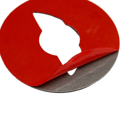 Car Carbon Fiber Steering Wheel Logo Decorative Sticker for BMW Mini Cooper Countryman F60 F55 F56, Left and Right Drive Universal (Red) by buy2fix