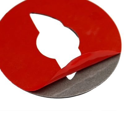 2 in 1 Car Carbon Fiber Steering Wheel Decorative Sticker for BMW Mini R55 R56 Countryman R60 Paceman R61 2007-2013, Left and Right Drive Universal(Red) by buy2fix