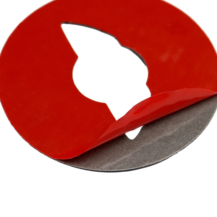 Car Carbon Fiber Steering Wheel Logo Decorative Sticker for BMW Mini R55 R56 Countryman R60 Paceman R61 2007-2013, Left and Right Drive Universal (Red) by buy2fix