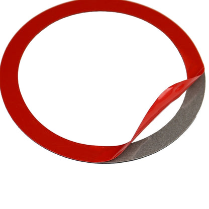 Car Carbon Fiber Steering Wheel Ring Decorative Sticker for BMW Mini R55 R56 Countryman R60 Paceman R61 2007-2013, Left and Right Drive Universal(Red) by buy2fix