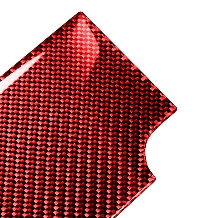 Car Carbon Fiber Central Control Instrument Decorative Sticker for Porsche Panamera, Left Drive (Red) by buy2fix