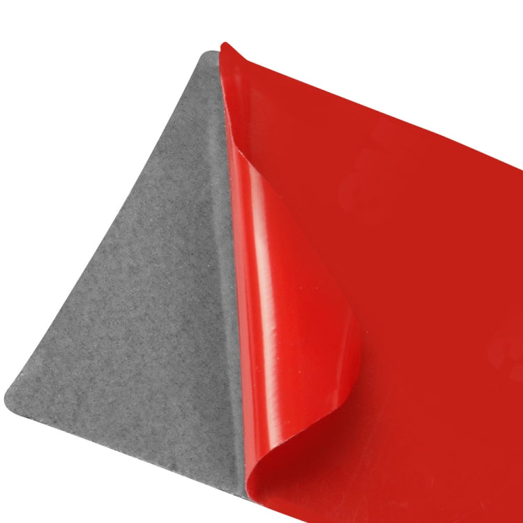 Car Carbon Fiber Key Hole Decorative Sticker for Porsche Panamera, Left Drive (Red) by buy2fix