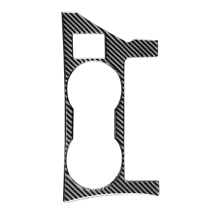 Car Carbon Fiber Rear Water Cup Holder Panel A Decorative Sticker for Toyota Corolla / Levin 2014-2018, Right Drive by buy2fix