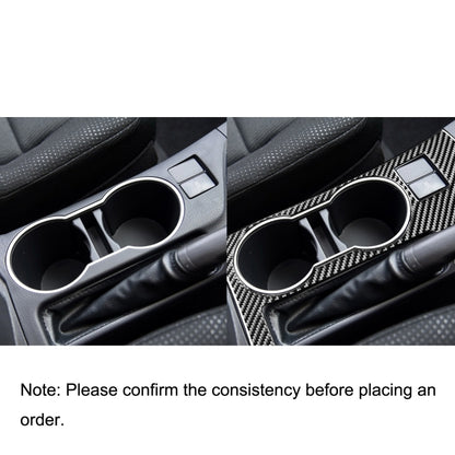 Car Carbon Fiber Rear Water Cup Holder Panel A Decorative Sticker for Toyota Corolla / Levin 2014-2018, Right Drive by buy2fix