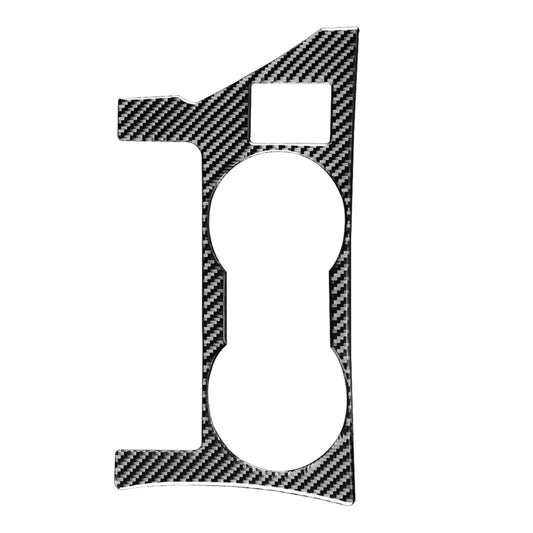 Car Carbon Fiber Rear Water Cup Holder Panel A Decorative Sticker for Toyota Corolla / Levin 2014-2018, Left Drive by buy2fix