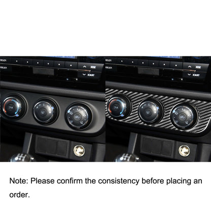 Car Carbon Fiber Air Conditioning Switch Panel Decorative Sticker for Toyota Corolla / Levin 2014-2018, Right Drive by buy2fix