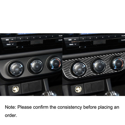 Car Carbon Fiber Air Conditioning Switch Panel Decorative Sticker for Toyota Corolla / Levin 2014-2018, Left Drive by buy2fix