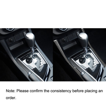 Car Carbon Fiber Side of Gear Decorative Sticker for Toyota Corolla / Levin 2014-2018, Left Drive by buy2fix