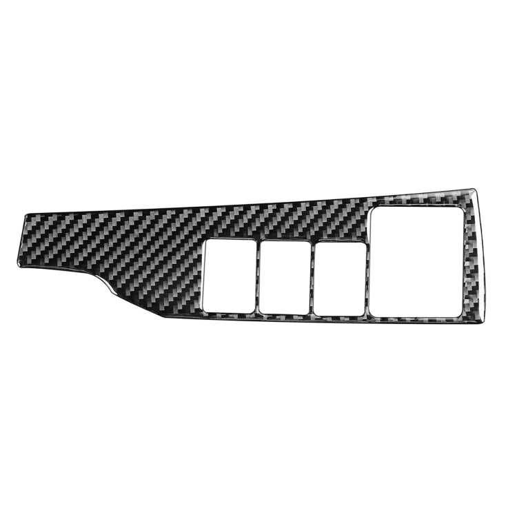 Car Carbon Fiber Headlight Switch Decorative Sticker for Toyota Corolla / Levin 2014-2018, Right Drive by buy2fix