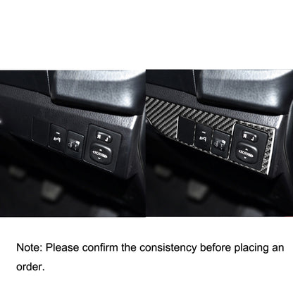 Car Carbon Fiber Headlight Switch Decorative Sticker for Toyota Corolla / Levin 2014-2018, Right Drive by buy2fix