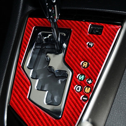 Car Carbon Fiber Gear Panel Decorative Sticker for Toyota Corolla / Levin 2014-2018, Right Drive (Red) by buy2fix