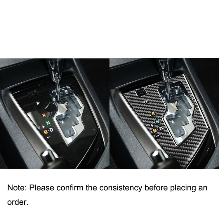 Car Carbon Fiber Gear Panel Decorative Sticker for Toyota Corolla / Levin 2014-2018, Left Drive (Carbon Fiber Black) by buy2fix