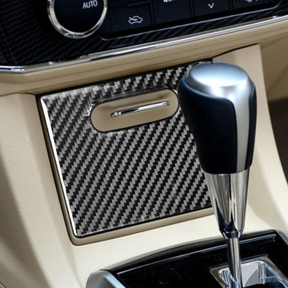 Car Carbon Fiber Cigarette Lighter Cover Decorative Sticker for Toyota Corolla / Levin 2014-2018, Left and Right Drive Universal by buy2fix