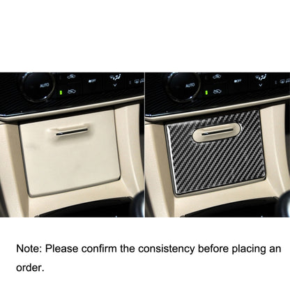 Car Carbon Fiber Cigarette Lighter Cover Decorative Sticker for Toyota Corolla / Levin 2014-2018, Left and Right Drive Universal by buy2fix