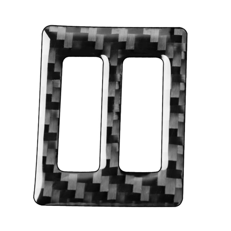 Car Carbon Fiber Central Air Outlet Switch Decorative Sticker for Toyota Corolla / Levin 2014-2018, Left and Right Drive Universal by buy2fix