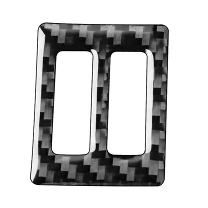 Car Carbon Fiber Central Air Outlet Switch Decorative Sticker for Toyota Corolla / Levin 2014-2018, Left and Right Drive Universal by buy2fix