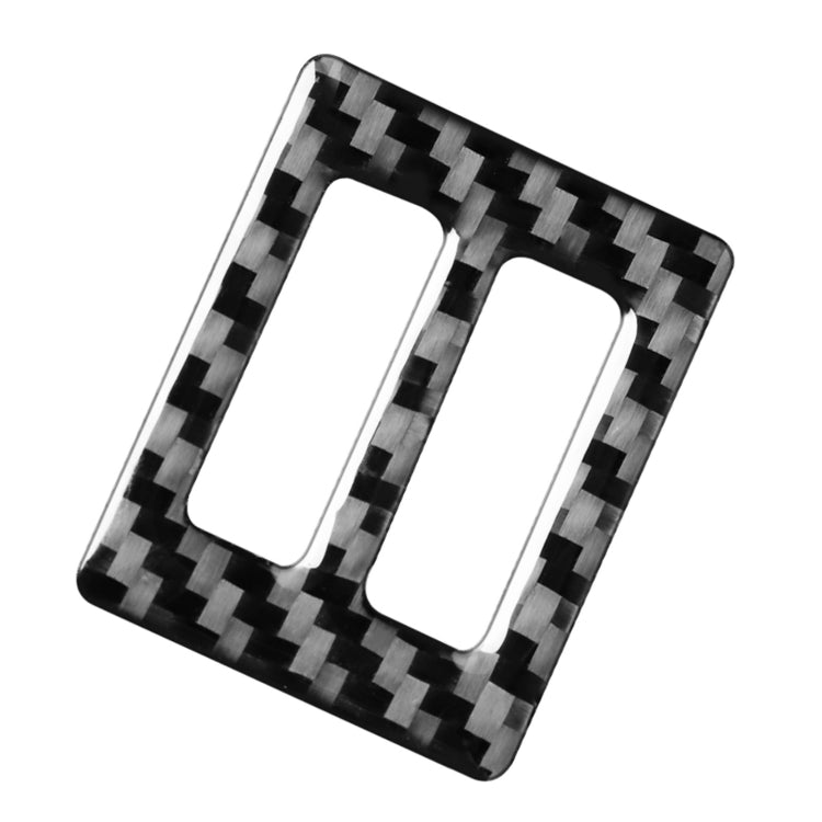 Car Carbon Fiber Central Air Outlet Switch Decorative Sticker for Toyota Corolla / Levin 2014-2018, Left and Right Drive Universal by buy2fix