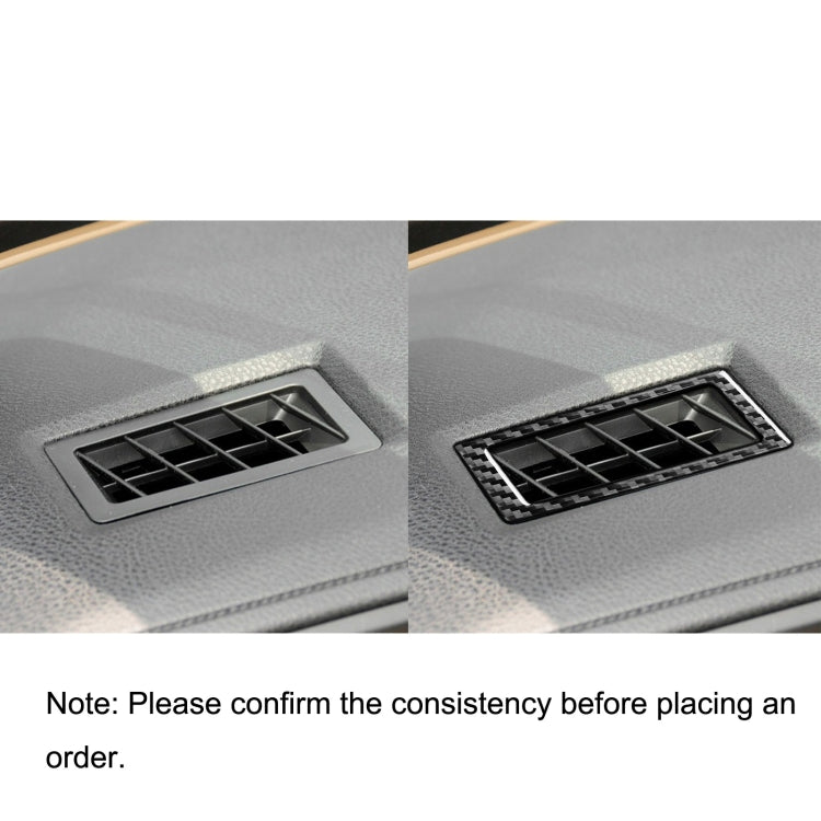 Car Carbon Fiber Dashboard Air Outlet Decorative Sticker for Toyota Corolla / Levin 2014-2018, Left and Right Drive Universal by buy2fix
