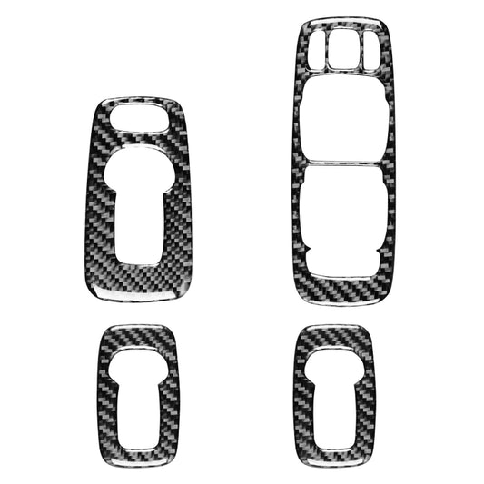 4 in 1 Car Carbon Fiber Door Set B Decorative Sticker for Volvo XC90 2003-2014, Right Drive - Car Interior Mouldings by buy2fix | Online Shopping UK | buy2fix