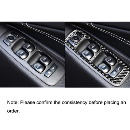 4 in 1 Car Carbon Fiber Door Set B Decorative Sticker for Volvo XC90 2003-2014, Right Drive - Car Interior Mouldings by buy2fix | Online Shopping UK | buy2fix