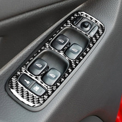 4 in 1 Car Carbon Fiber Door Set A Decorative Sticker for Volvo XC90 2003-2014, Left Drive - Car Interior Mouldings by buy2fix | Online Shopping UK | buy2fix
