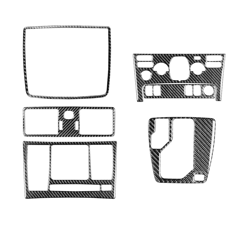 7 in 1 Car Carbon Fiber Gear Set A Decorative Sticker for Volvo XC90 2003-2014, Left Drive by buy2fix