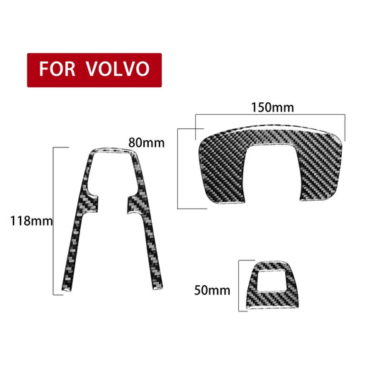 Car Carbon Fiber Reading Light A Decorative Sticker for Volvo XC90 2003-2014, Left and Right Drive Universal by buy2fix