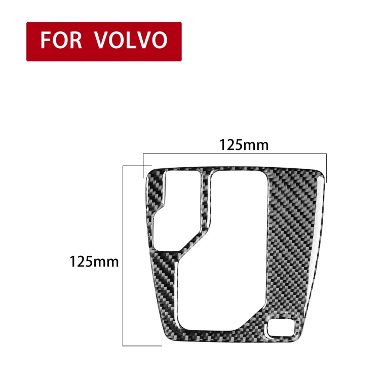 Car Carbon Fiber Gears Decorative Sticker for Volvo XC90 2003-2014, Left Drive by buy2fix