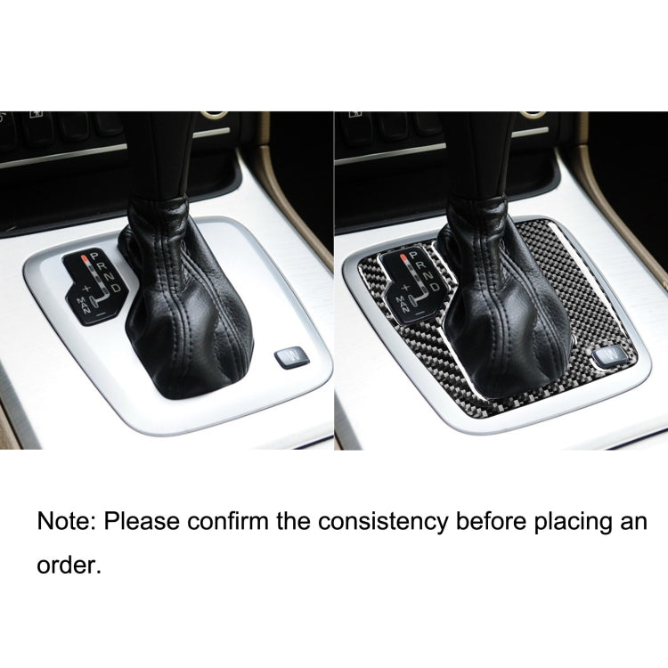 Car Carbon Fiber Gears Decorative Sticker for Volvo XC90 2003-2014, Left Drive by buy2fix