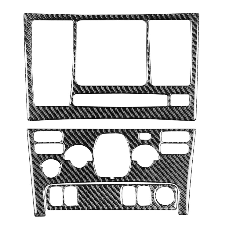 Car Carbon Fiber Control Panel Set A Decorative Sticker for Volvo XC90 2003-2014, Left and Right Drive Universal by buy2fix