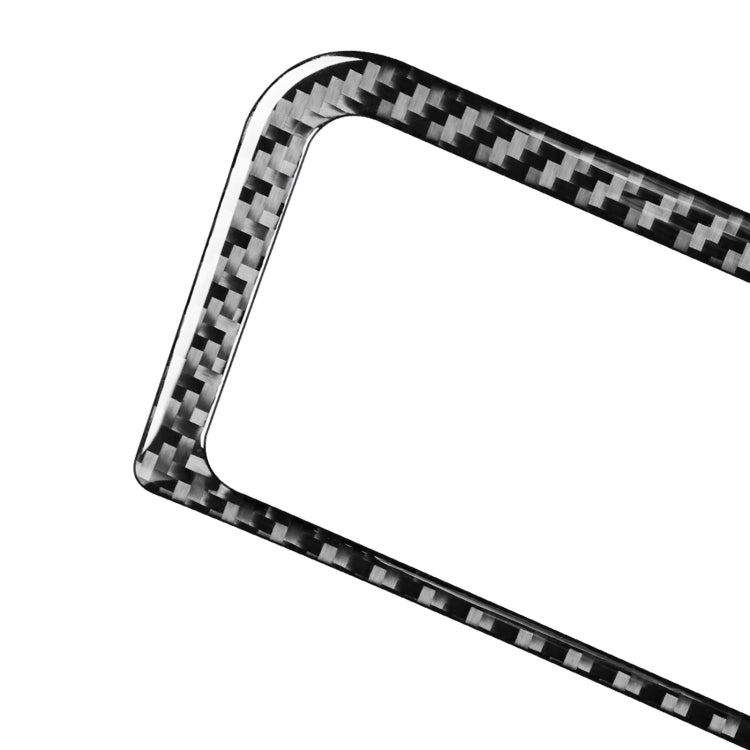 Car Carbon Fiber Rear Air Conditioning Frame Sticker for Audi A6L / A7 2019-, Left and Right Drive Universal by buy2fix