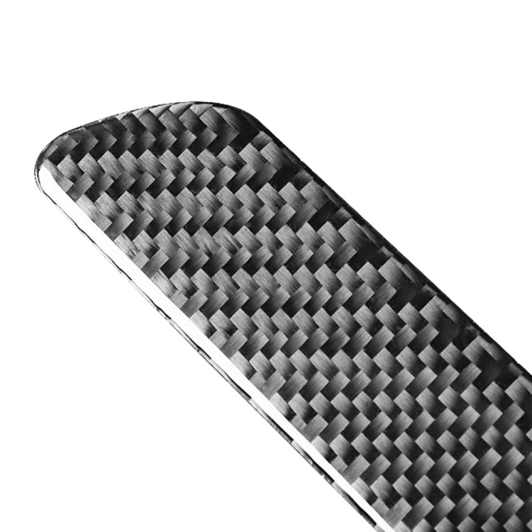 Car Carbon Fiber Threshold Decorative Sticker for Audi A6L / A7 2019-, Left and Right Drive Universal by buy2fix