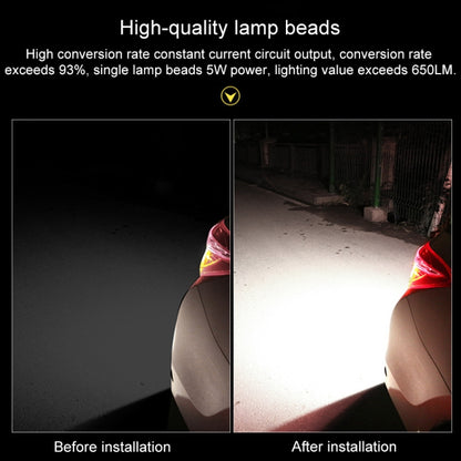 Car LED Super Bright Eagle Eye Reversing Light DC12V / 5W / 6000K / 650LM with Decoding - Eagle Eye Lamps by buy2fix | Online Shopping UK | buy2fix