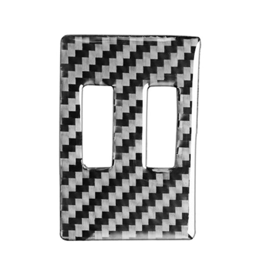 Car Carbon Fiber Air Conditioning Knob Decorative Sticker for Audi A6L / A7 2019-, Left Drive by buy2fix