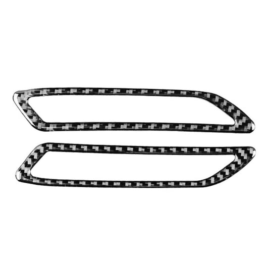 Car Carbon Fiber A-pillar Air Outlet Decorative Sticker for Audi A6L / A7 2019-, Left and Right Drive Universal by buy2fix