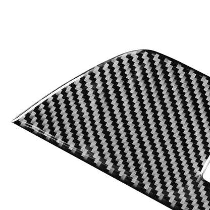 Car Carbon Fiber Window Glass Lift Decorative Sticker for Audi A6L / A7 2019-, Left Drive by buy2fix