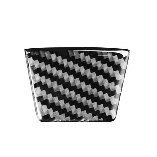 Car Carbon Fiber Steering Wheel Lower Decorative Sticker for Audi A6L / A7 2019-, Left and Right Drive Universal by buy2fix