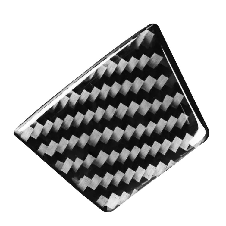 Car Carbon Fiber Steering Wheel Lower Decorative Sticker for Audi A6L / A7 2019-, Left and Right Drive Universal by buy2fix