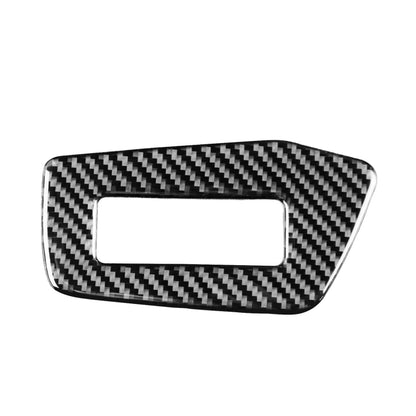 Car Carbon Fiber Headlight Switch Decorative Sticker for Audi A6L / A7 2019-, Left Drive by buy2fix