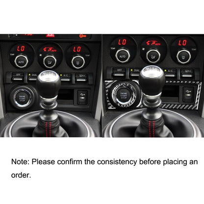 3 in 1 Car Carbon Fiber Storage Box A Decorative Sticker for Subaru BRZ / Toyota 86 2017-2019, Left Drive by buy2fix