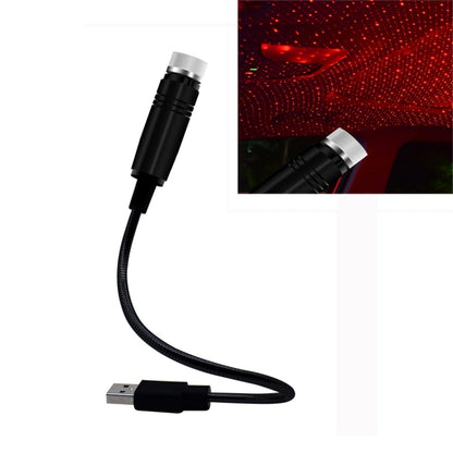 Car USB Star Dome Projector Hose Light, Constantly Bright Version(Red) by buy2fix