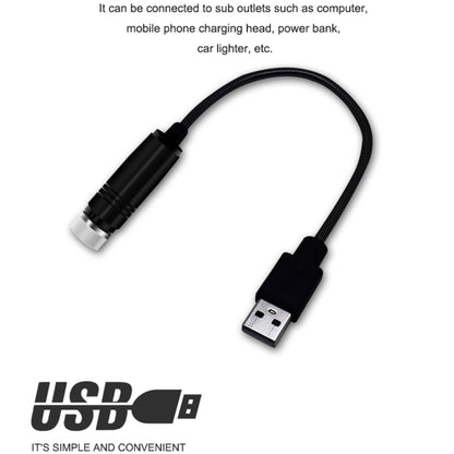 Car USB Star Dome Projector Hose Light, Constantly Bright Version(Red) by buy2fix