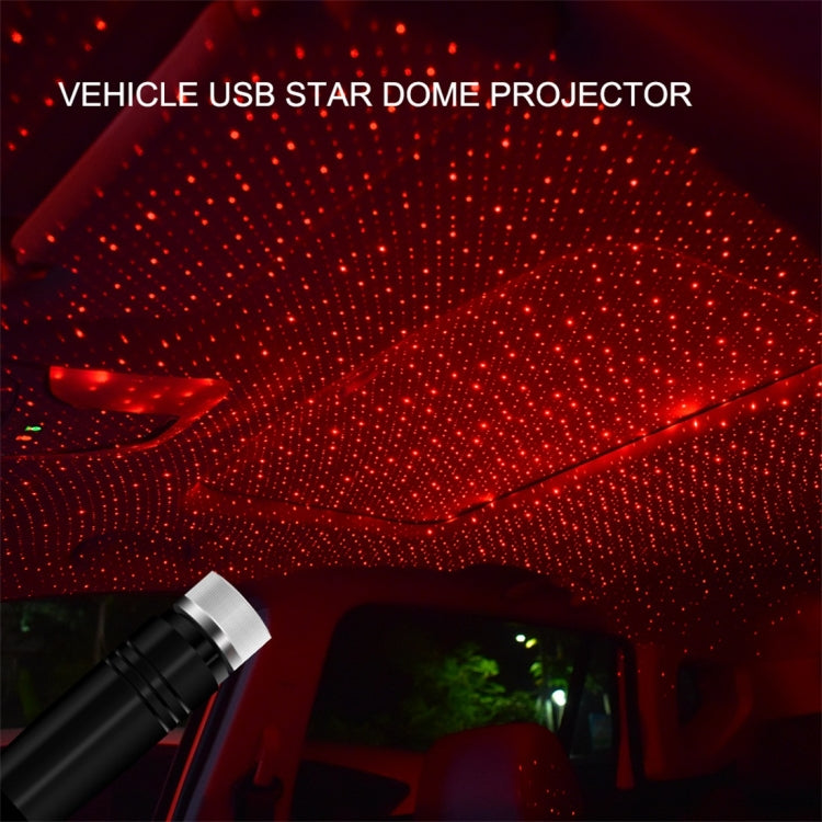 Car USB Star Dome Projector Hose Light, Constantly Bright Version(Red) by buy2fix