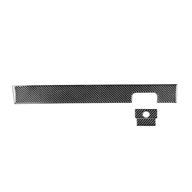 3 PCS / Set Carbon Fiber Car Co-pilot Glove Box Decorative Sticker for Toyota Tundra 2014-2018, Right Driving by buy2fix